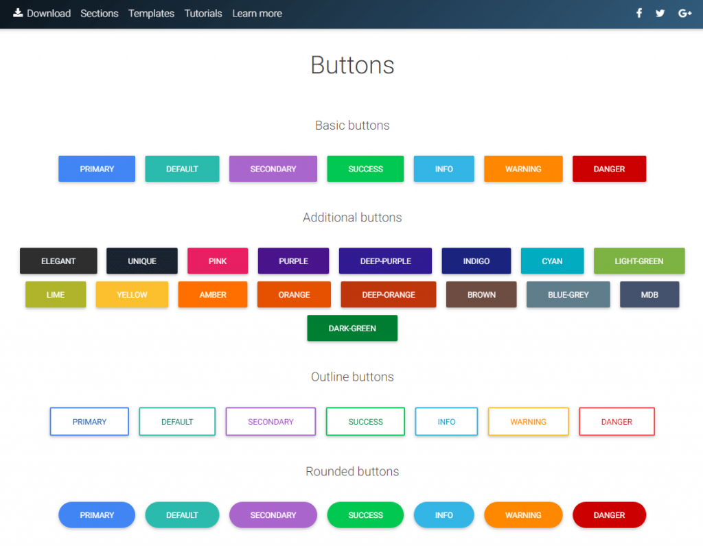 マテリアルデザインを簡単に実装 Material Design For Bootstrap 創kenブログ